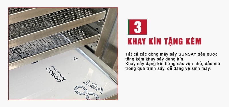 Khay lót tặng kèm khi mua máy sấy nhiệt 10 khay