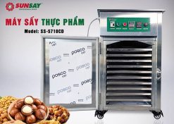 Máy sấy nhiệt 10 khay sấy đa dạng các loại thực phẩm, các loại hạt,...