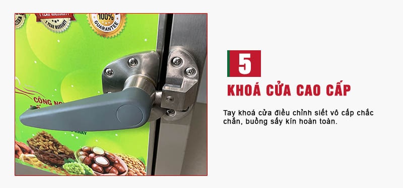 Tay khóa cửa 2 lớp cao cấp