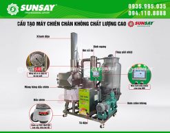 Máy chiên chân không công suất 10kg