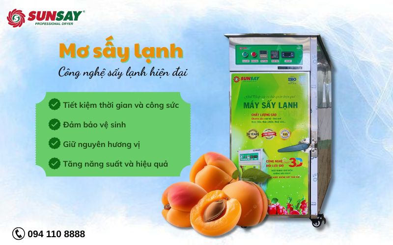 Mơ sấy lạnh