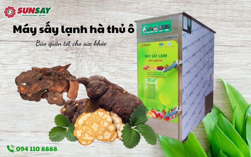 Máy sấy lạnh hà thủ ô 